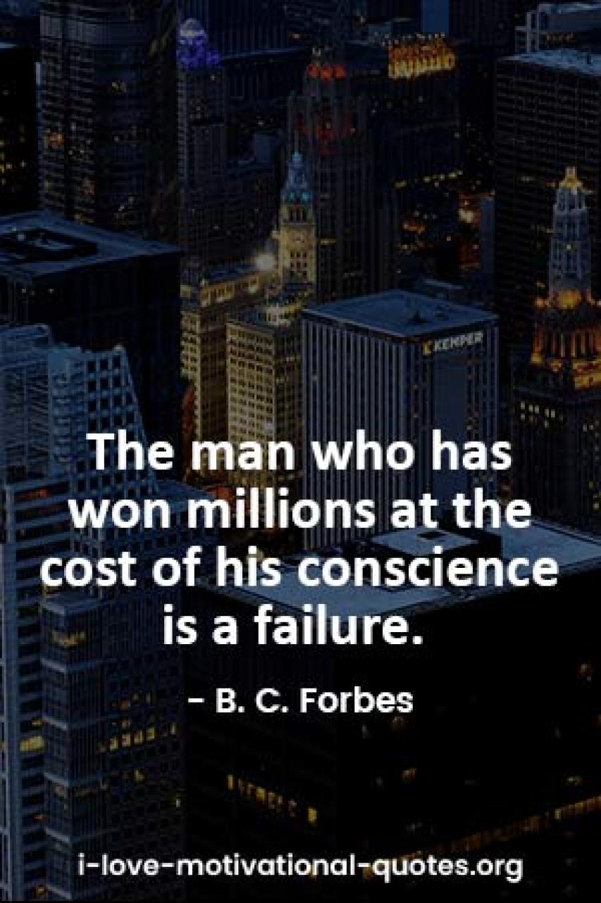 B. C. Forbes quotes