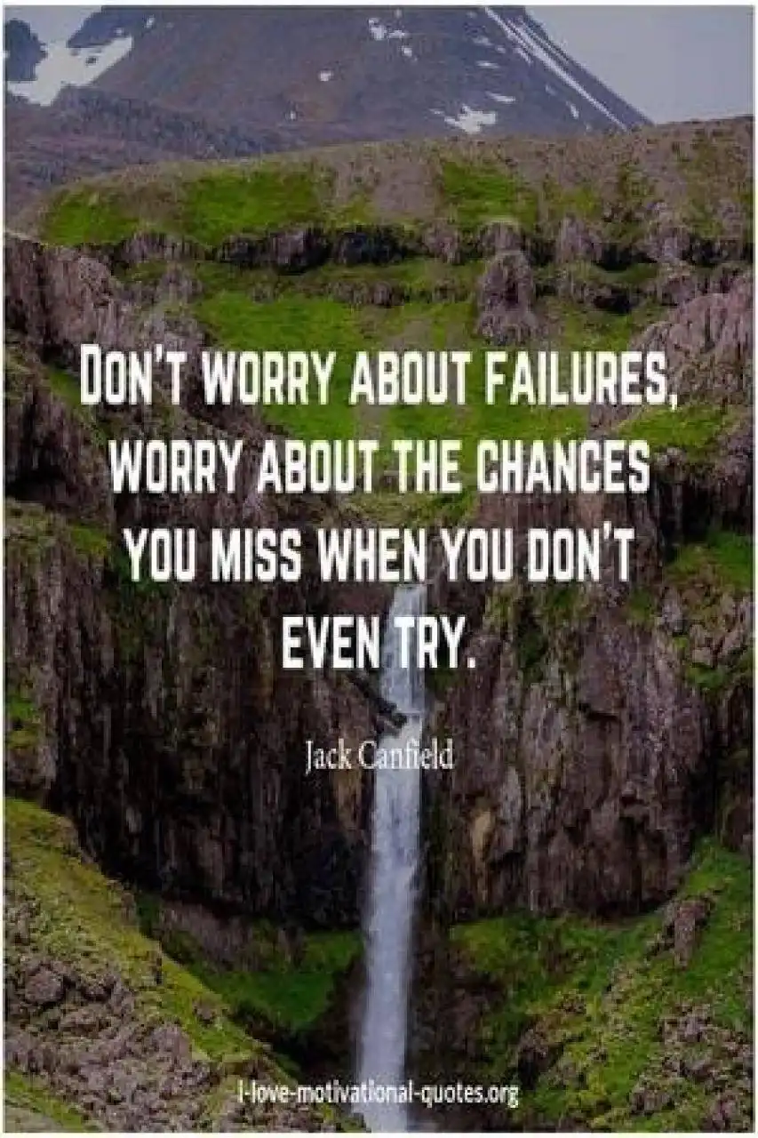 don't worry about failure quotes