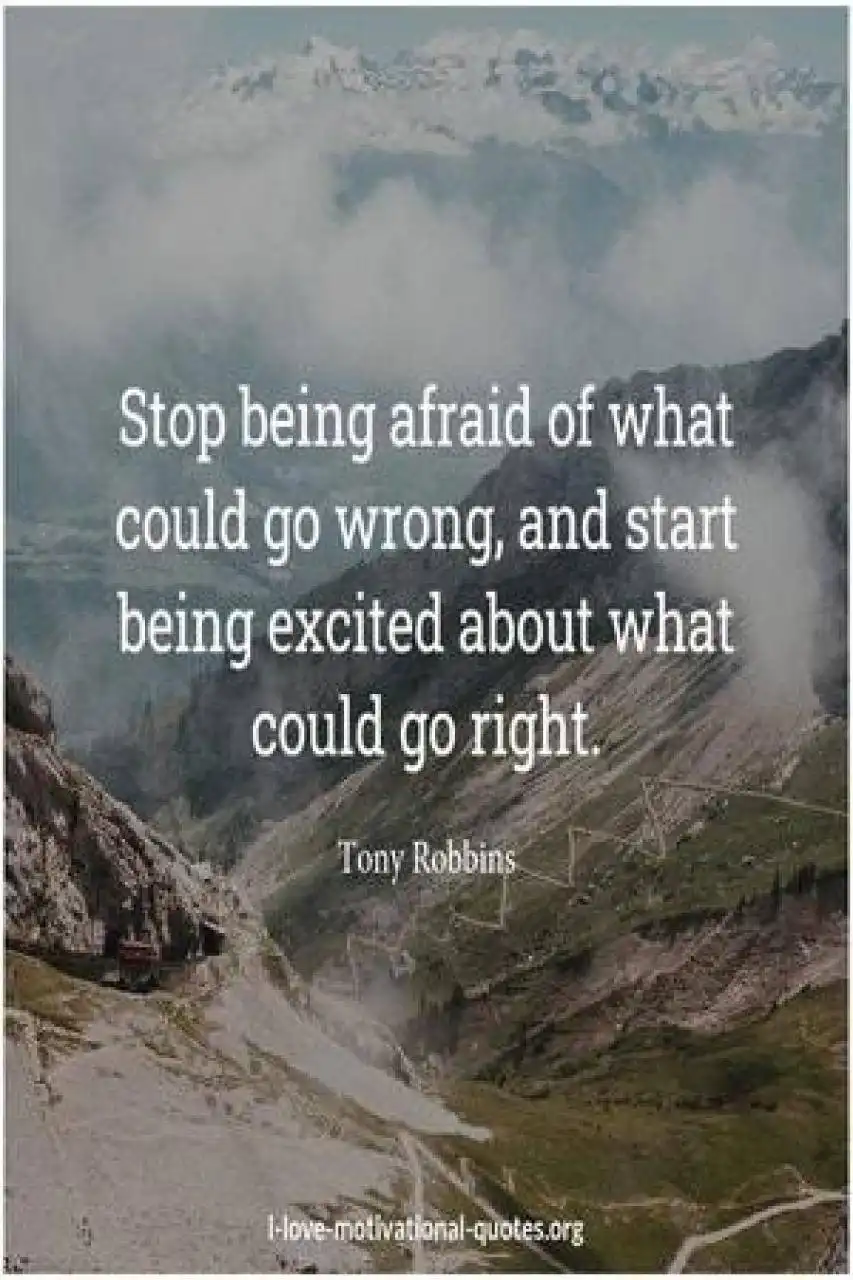 Tony Robbins quotes about fear