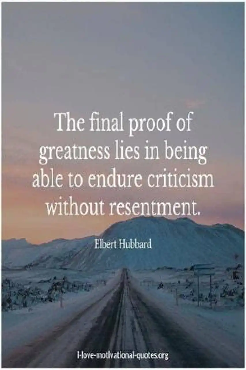quotes about enduring criticism