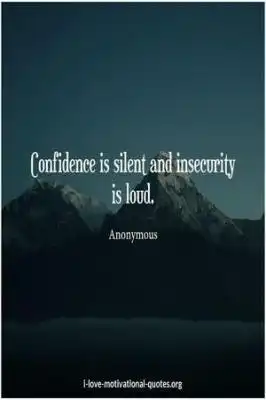 quotes about confidence and insecurity