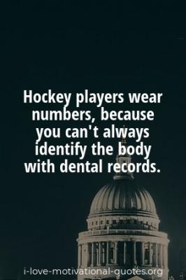 Funny hockey quotes