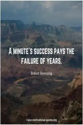 Robert Browning's quotes about failure