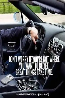 great things take time quote